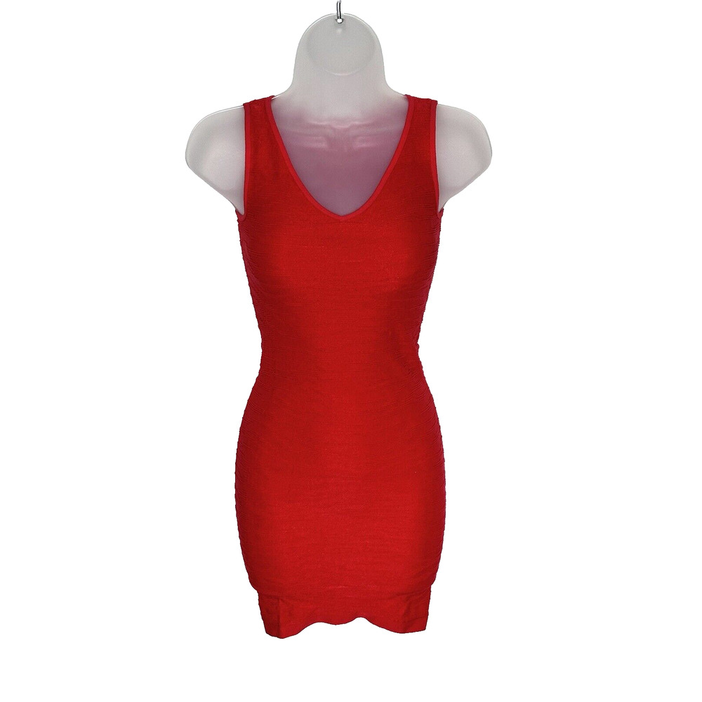 NWOT Intimately Free People Bodycon Tank Dress Red Ribbed Size XS/S